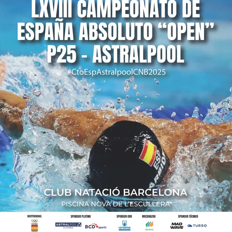 💙 Campeonato de España de Invierno – Piscina Corta (Barcelona, 13–16 de&nbsp;noviembre)