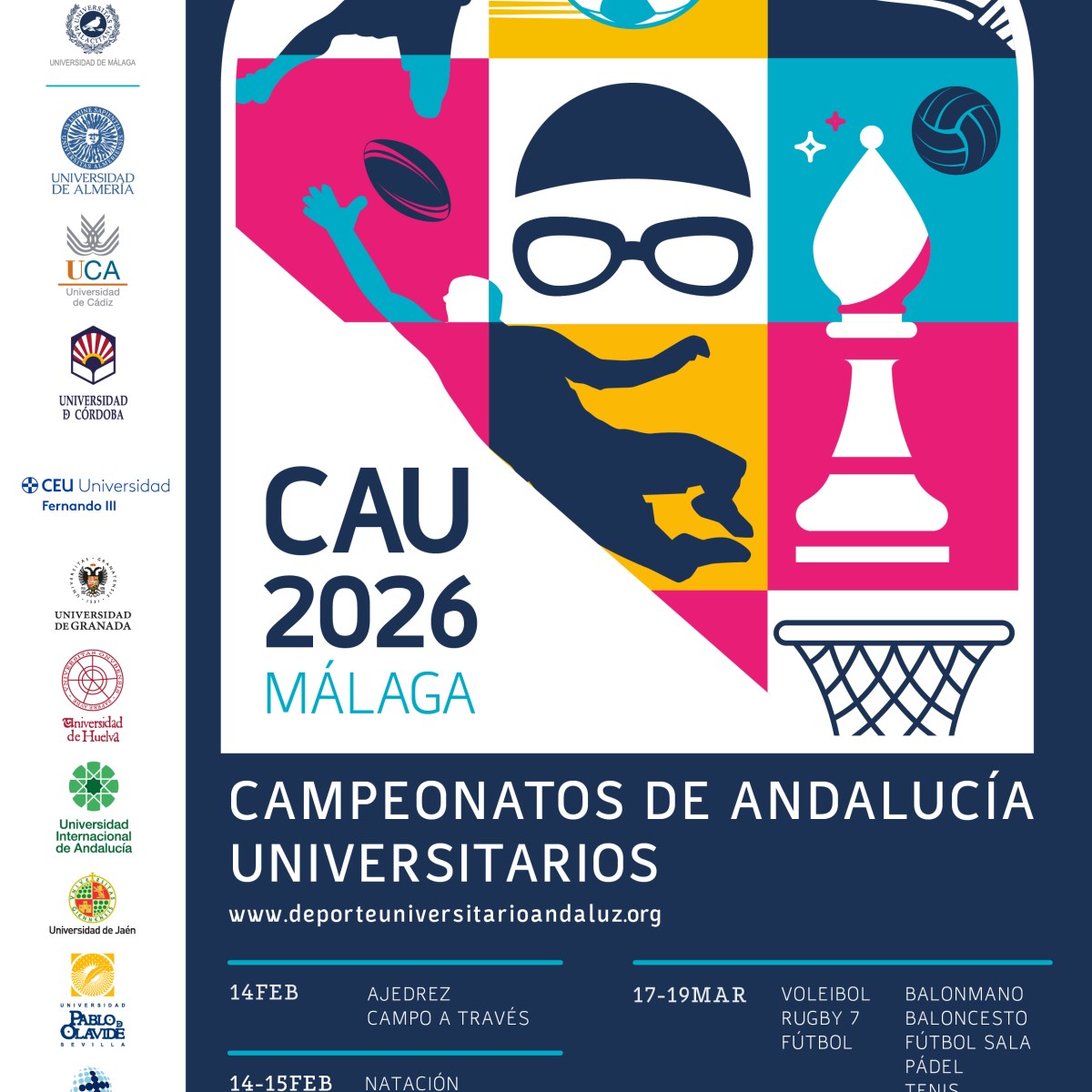 El Club Natación Bahía de Cádiz estará presente en el CAU 2026 –&nbsp;Málaga