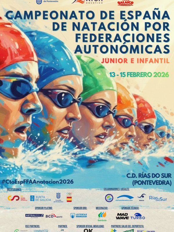 🏊‍♂️ Joaquín Pavón lidera a la Selección Andaluza en el Campeonato de España por Federaciones&nbsp;Autonómicas
