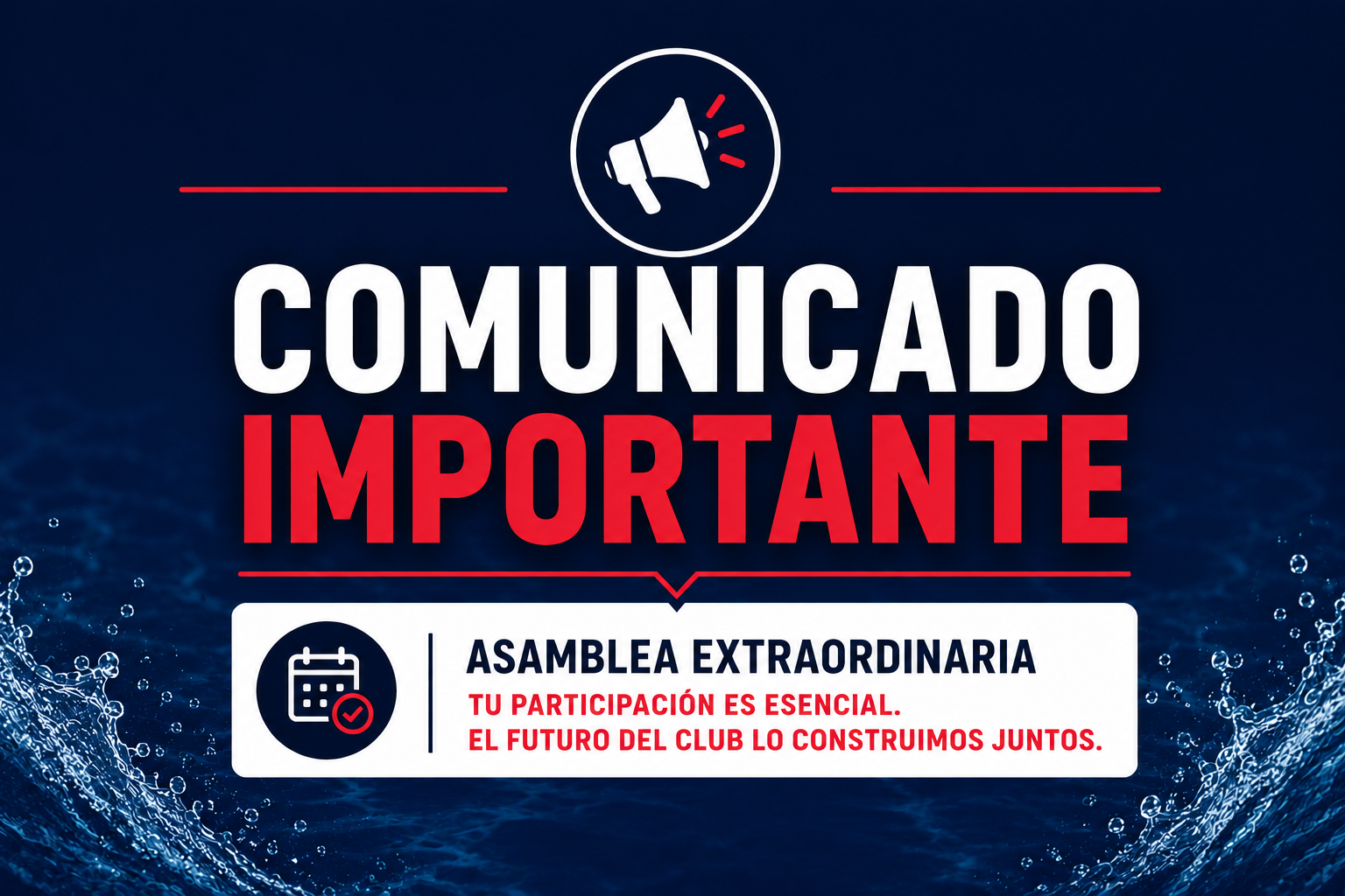Asamblea Extraordinaria del Club Natación Bahía de Cádiz